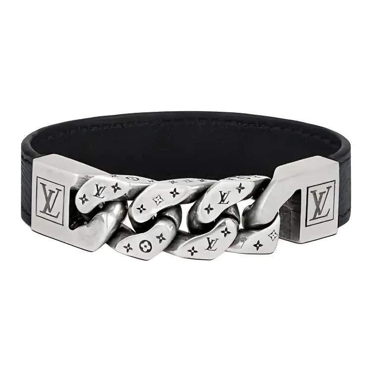 LOUIS VUITTON Monochain Reverso Bracelet Monogram Eclipse