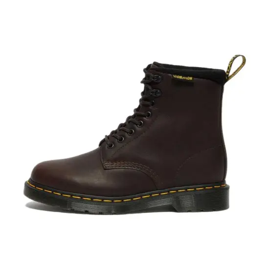 Dr.Martens 1460 Pascal Warmwair Leather Lace Up Boots 'Dark Brown'