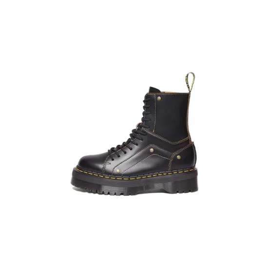 Dr.Martens Jadon Decon Smooth Platform Leather Boot 'Black' Women's