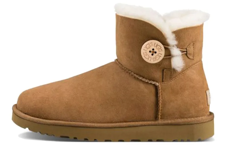 UGG Mini Bailey Button Ii Boot Fleece Lined Women's