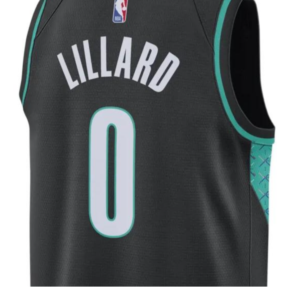Nike Nba Damian Lillard Portland Trailblazers City Edition Swingman Jersey