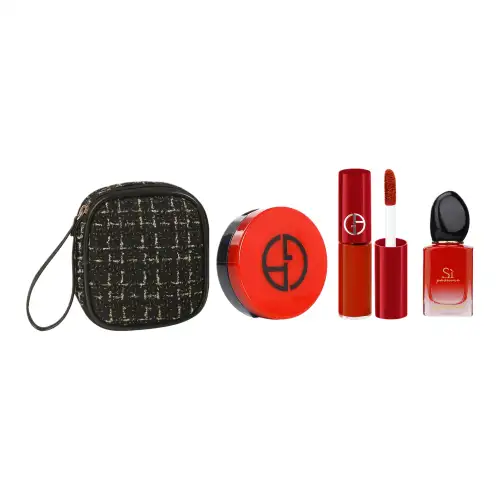 GIORGIO ARMANI Armani, lip gloss, soft heel, perfume sample, makeup primer for professional use, resistant coating