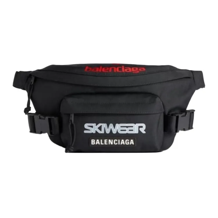 Balenciaga Fabric Fanny Pack Men's Black