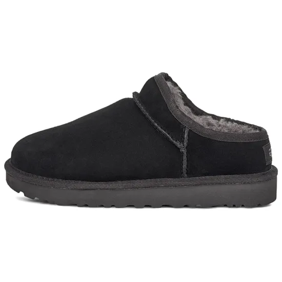 UGG Classic Slippers Fleece Lined Black Women's