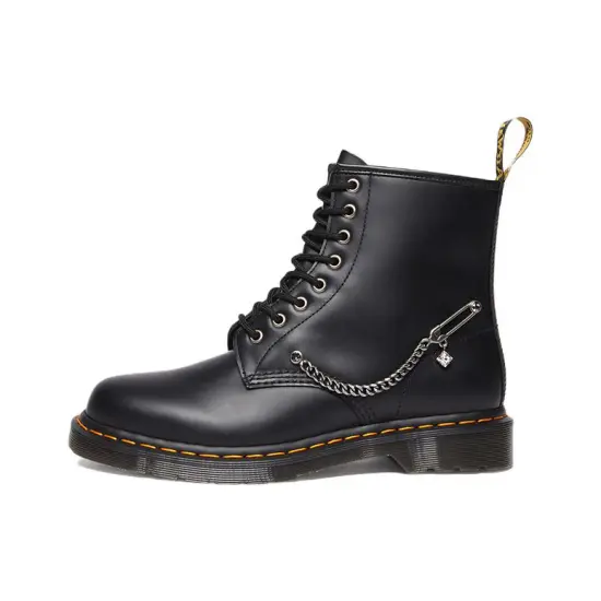 Dr.Martens 1460 Swarovski Leather Lace Up Boots 'Black' Women's
