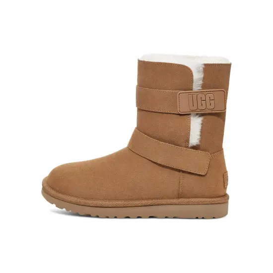 UGG Bailey Graphic Logo Strap Boot 'Brown' Women's