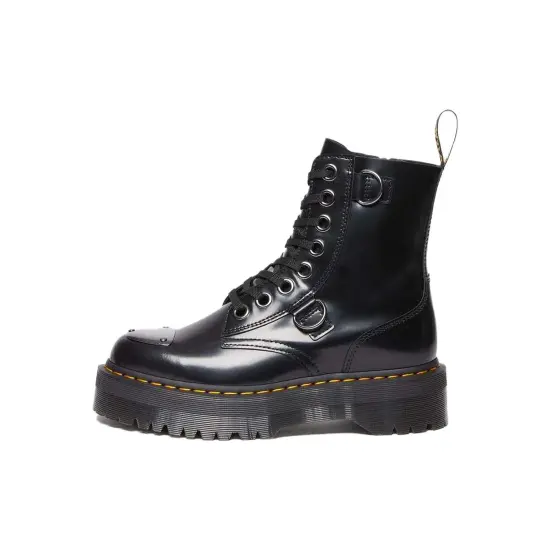 Dr.Martens Jadon Buttero Leather Platform Boots 'Black'