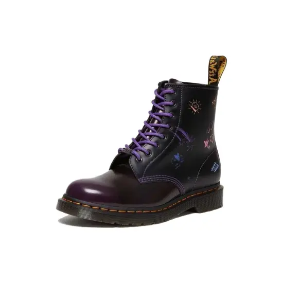 Dr.Martens X BT21 1460 Leather Boots 'Purple'