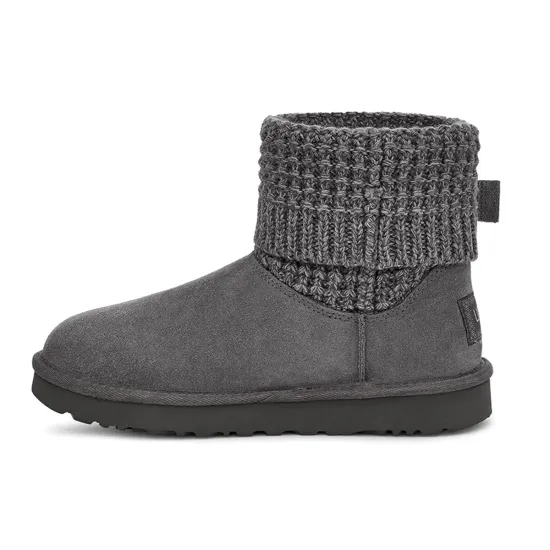 UGG Classic Solene Mini Cozy Stay Warm Outdoor Casual Gray Women's