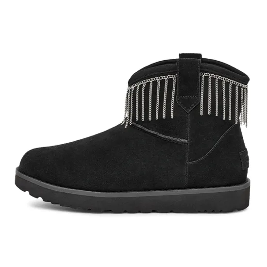 UGG Classic Mini Fringe 'Black' Women's