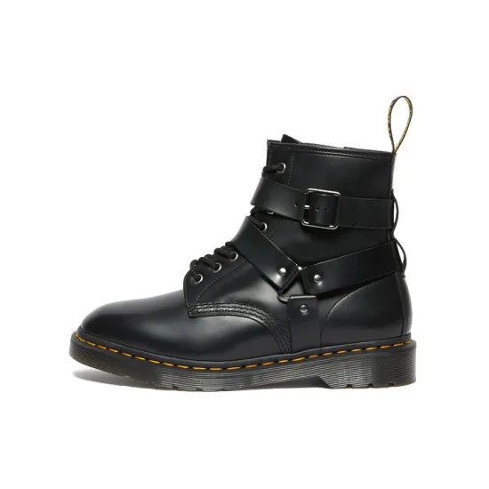Dr.Martens Cristofor Leather Harness Lace Up Boots 'Black'