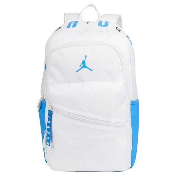 Jordan Polyester AJ Backpack Commuter Bag Backpack Unisex Blue White Multicolor