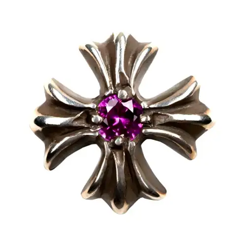 Chrome Hearts 925 Sterling Silver Stud Earrings Women's Silver