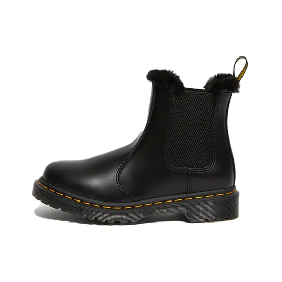 Dr.Martens Dr.Martens 2976 Leonore Faux Fur Lined Chelsea Boots 'Dark Grey' Women's