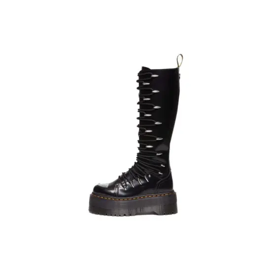Dr.Martens Knee high Boots Women's Black Butter