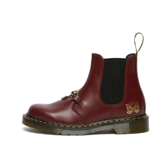 Dr. Martens 2976 Snaffle Chelsea Boots Needles Cherry Red