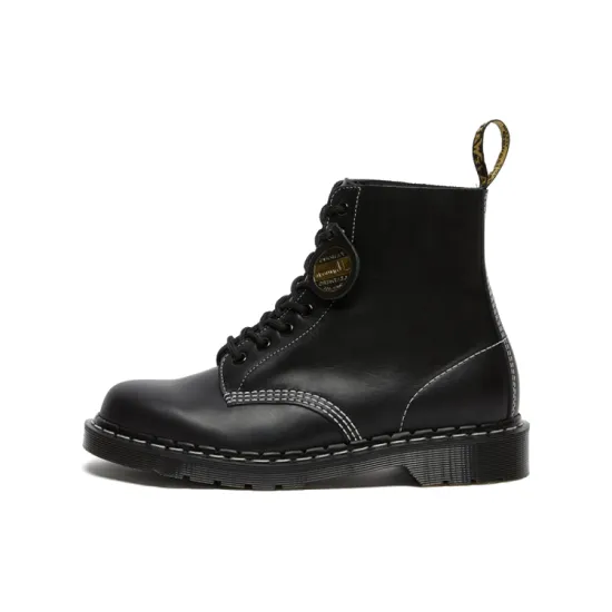 Dr.Martens Dr.Martens 1460 Pascal Made In England Cavalier Leather Lace Up Boots 'Black Cavalier'