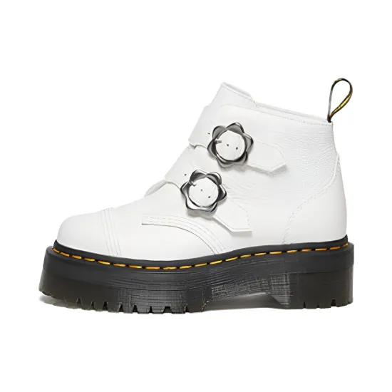 Dr. Martens Devon Flower-buckle Boots