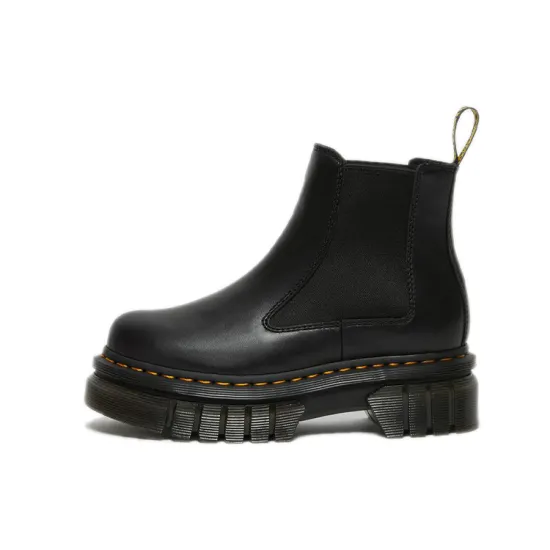 Dr.Martens Audrick Nappa Leather Platform Chelsea Boots 'Black' Women's