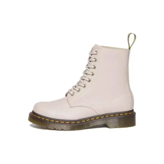 Dr.Martens 1460 Pascal Virginia Leather Lace Up Boots 'Vintage Taupe' Women's