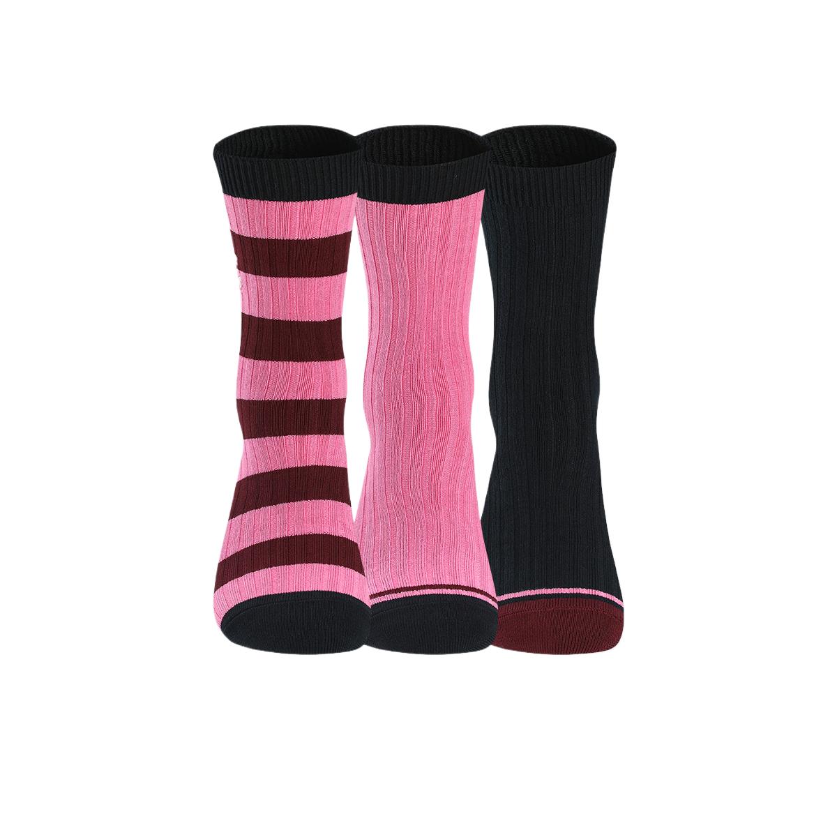 FILA ORIGINALE Knee High Socks Women’s 3 Pack Legend Blue/Cashmere Rose
