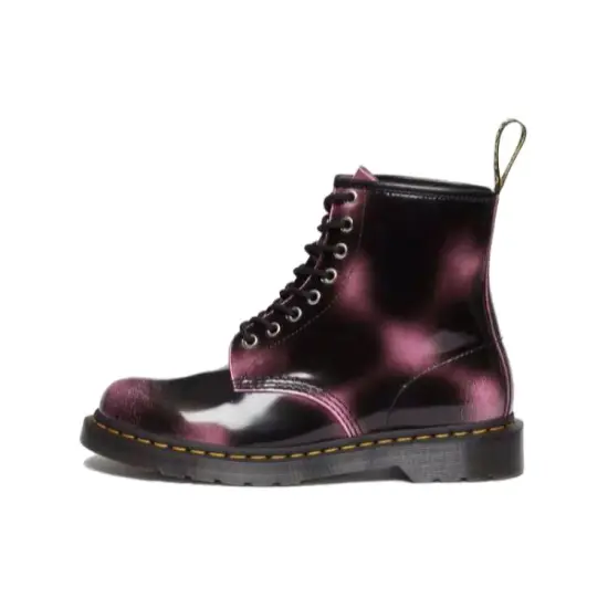 Dr.Martens Short Martin Boot Women's Black Purple