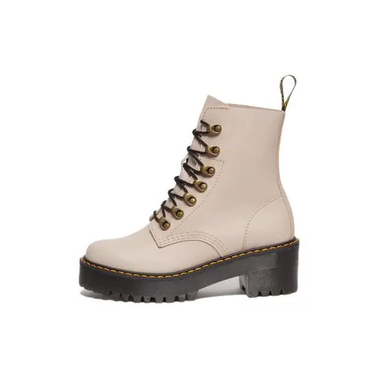Dr.Martens Leona Martin Boots Women's Taupe
