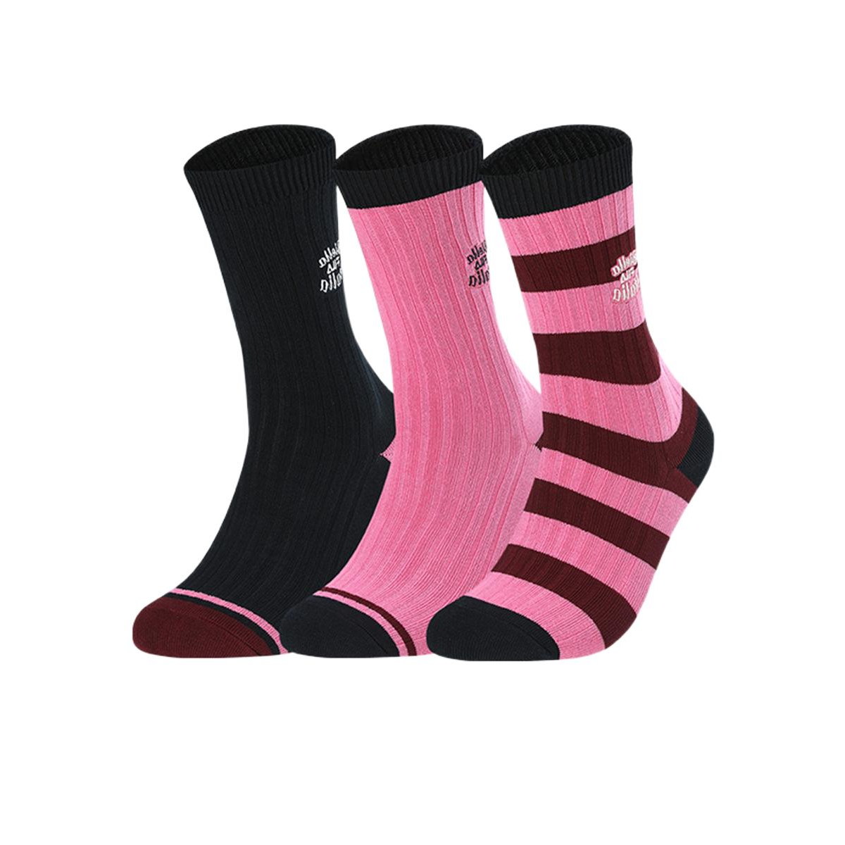 FILA ORIGINALE Knee High Socks Women’s 3 Pack Legend Blue/Cashmere Rose