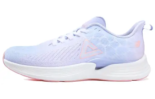 Peak flick 003 racing cushioning fabric shock-absorbing non-slip wear-resistant breathable and lightweight low-top running shoes women's purple color