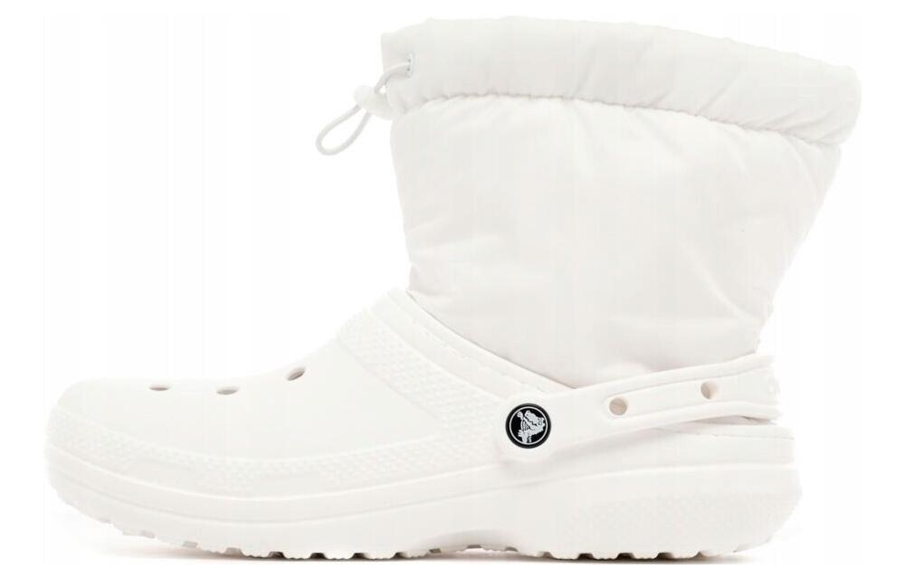 Crocs Crocs Classic Lined Neo Puff Comfortable Daily Boots Women's White