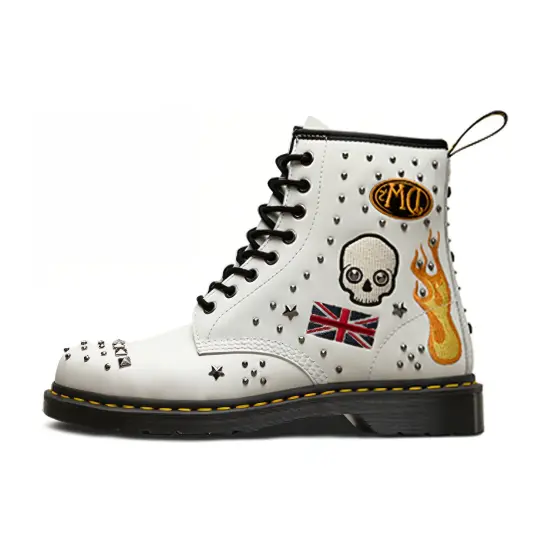 Dr.Martens 1460 Classic 8 High Top Martin Boots Unisex White