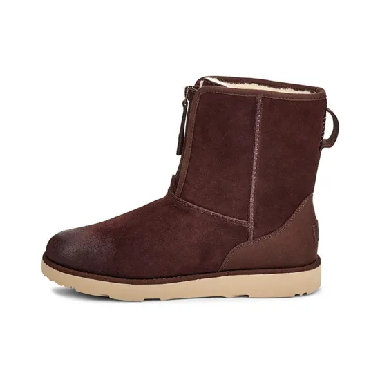 UGG Classic Short Front Zip Boot 'Stout Brown'