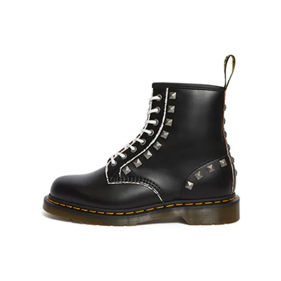 Dr.Martens 1460 Stud 8 Martin Boots Black Unisex