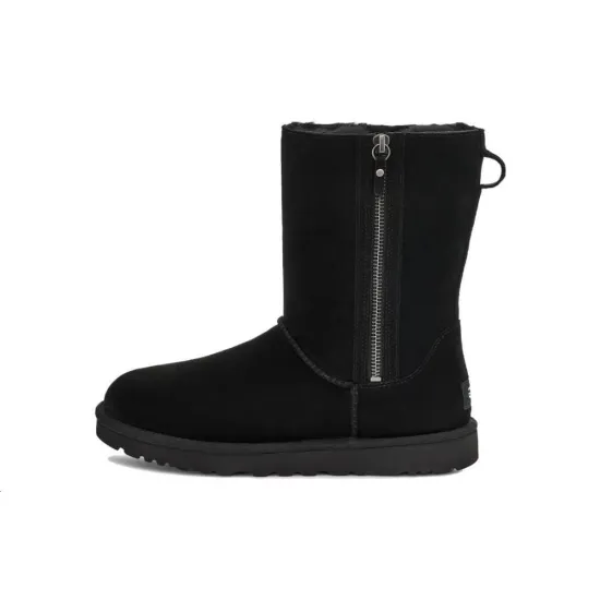 UGG Classic Short Zip 'Black' Women's