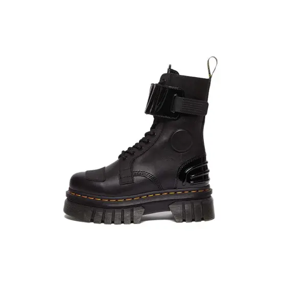 Dr.Martens Dr.Martens Audrick 10-Eye Alternative Leather Lace Up Boots 'Black' Women's