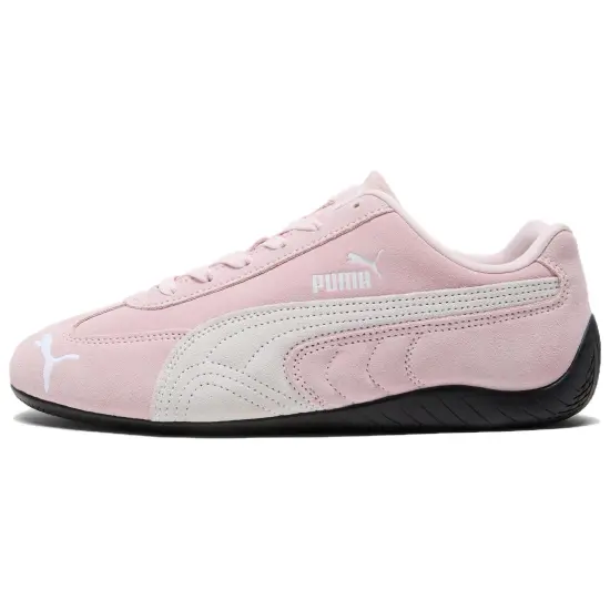 PUMA Speedcat Anti Slip Wear Resistant Low Top Casual Shoes Women's Pink White