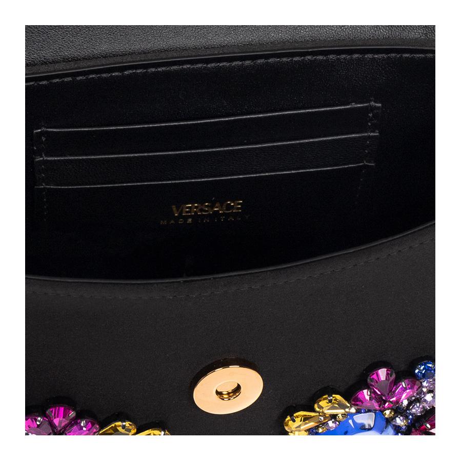 Женская сумка Versace La Medusa (черная) — фото 4