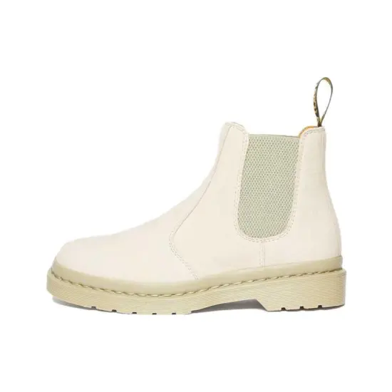 Dr.Martens 2976 Mono Milled Nubuck Leather Chelsea Boots 'Parchment Beige'