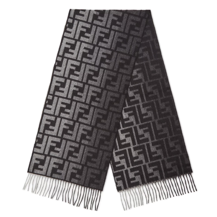 Мужской шарф Fendi (черный)