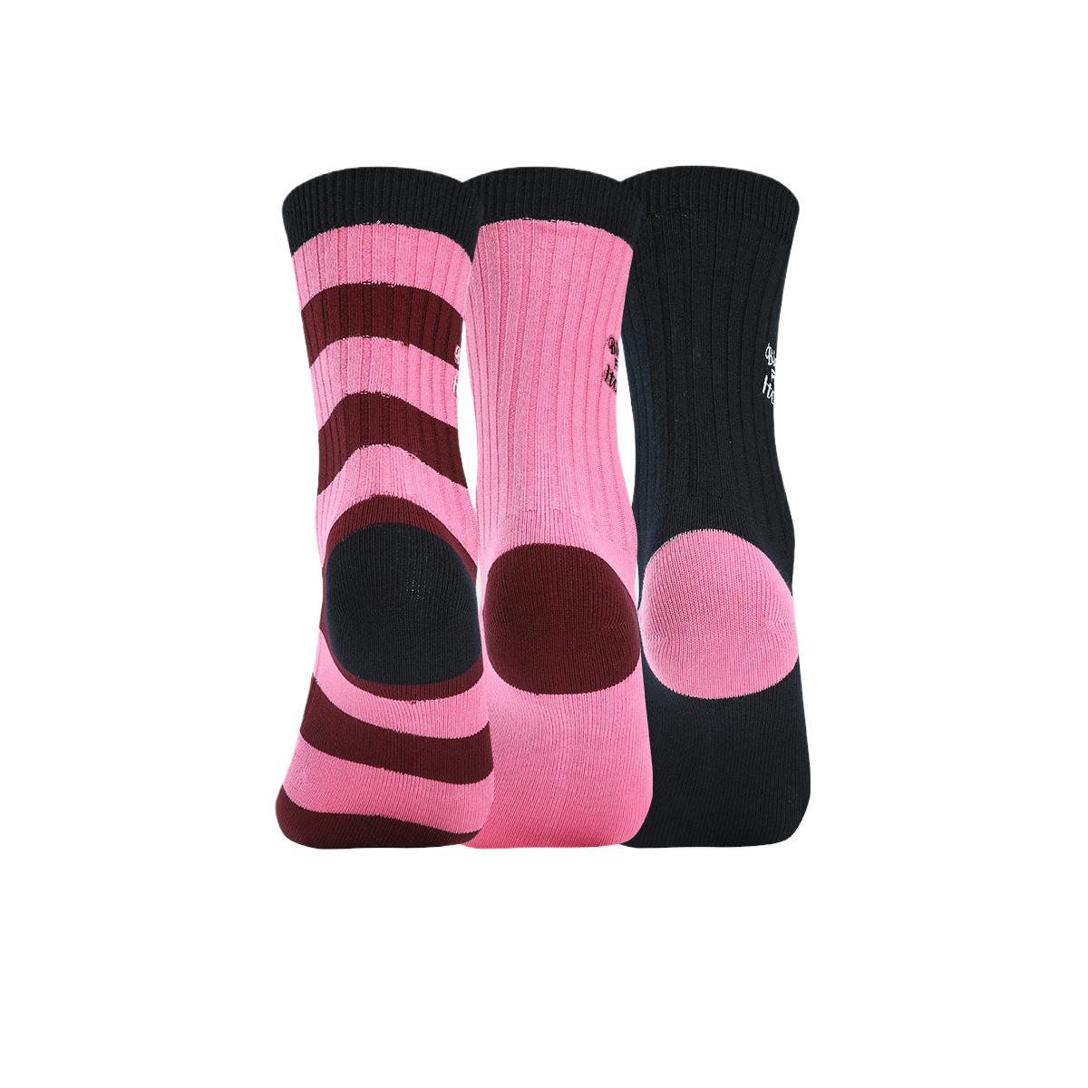 FILA ORIGINALE Knee High Socks Women’s 3 Pack Legend Blue/Cashmere Rose