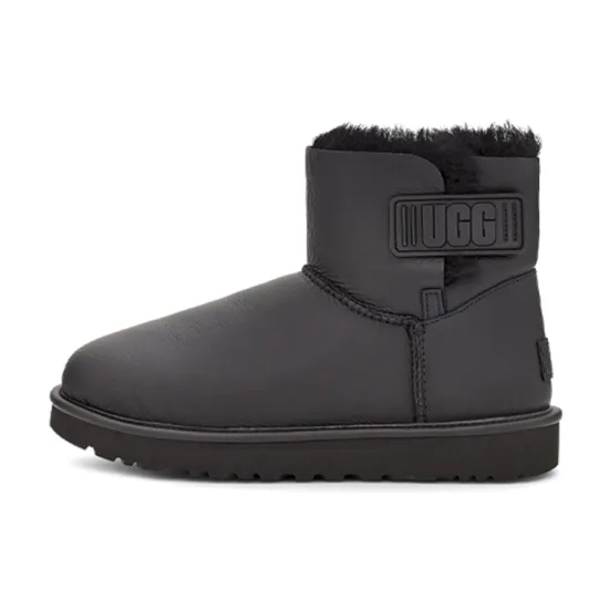 UGG Mini Bailey Logo Strap 'Black' Women's