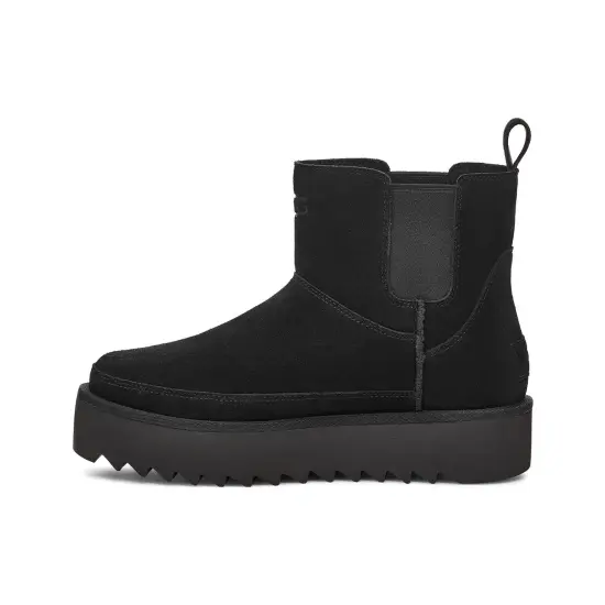UGG Classic Chelsea Platform Mini Boot 'Black' Women's