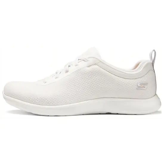 Skechers SPORT ACTIVE Durable Breathable Lightweight Low-Top Casual Shoes Women's White