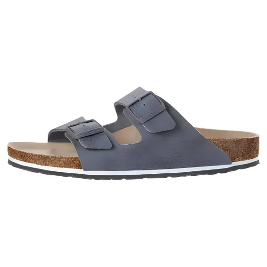 Birkenstock Arizona Slide Slippers Men Desert Earth Gray