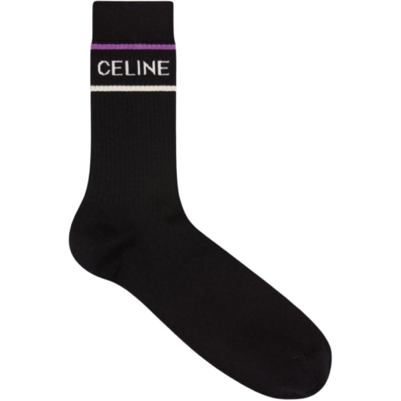 CELINE SS23 Knee High Socks Men’s 1 Pack Black