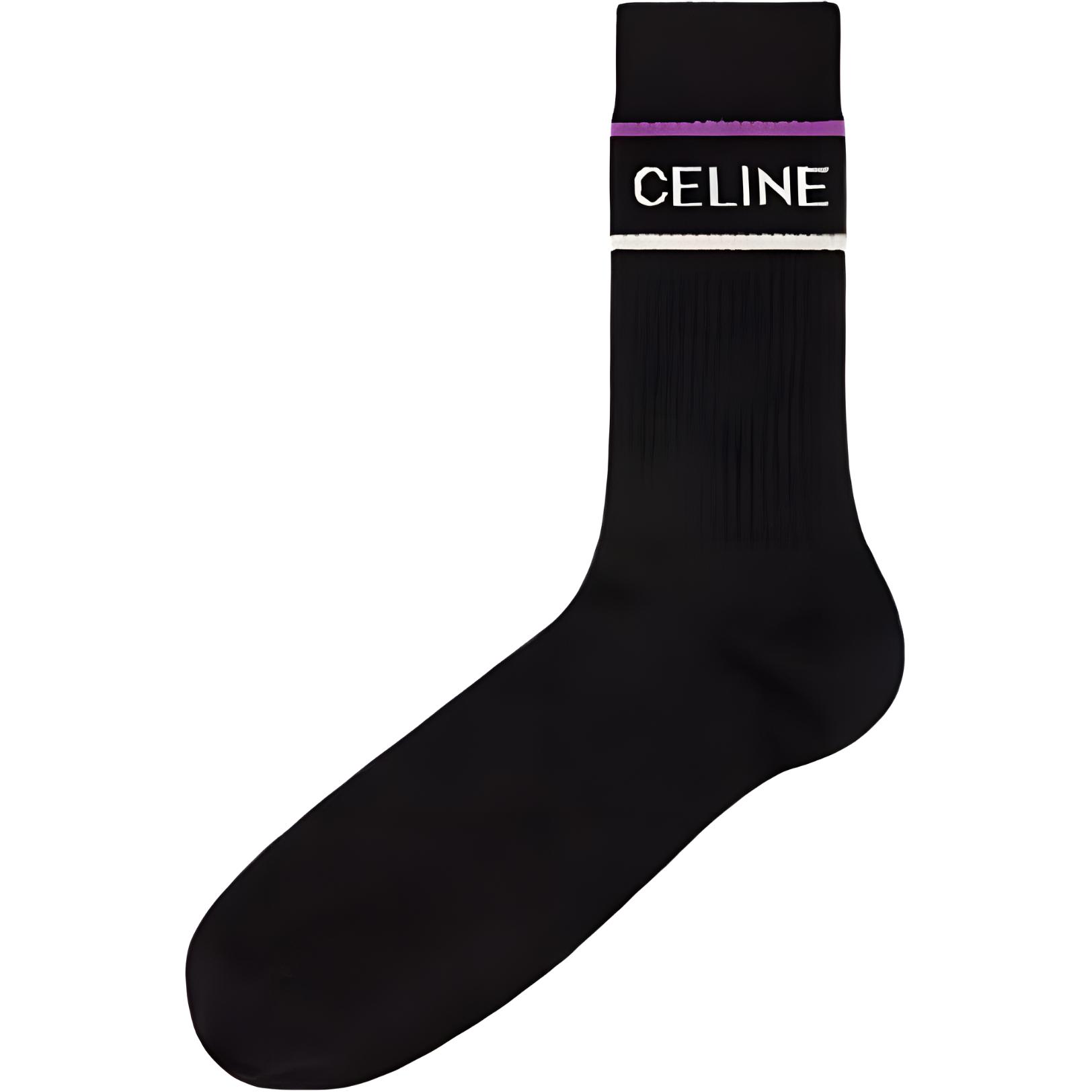 CELINE SS23 Knee High Socks Men’s 1 Pack Black