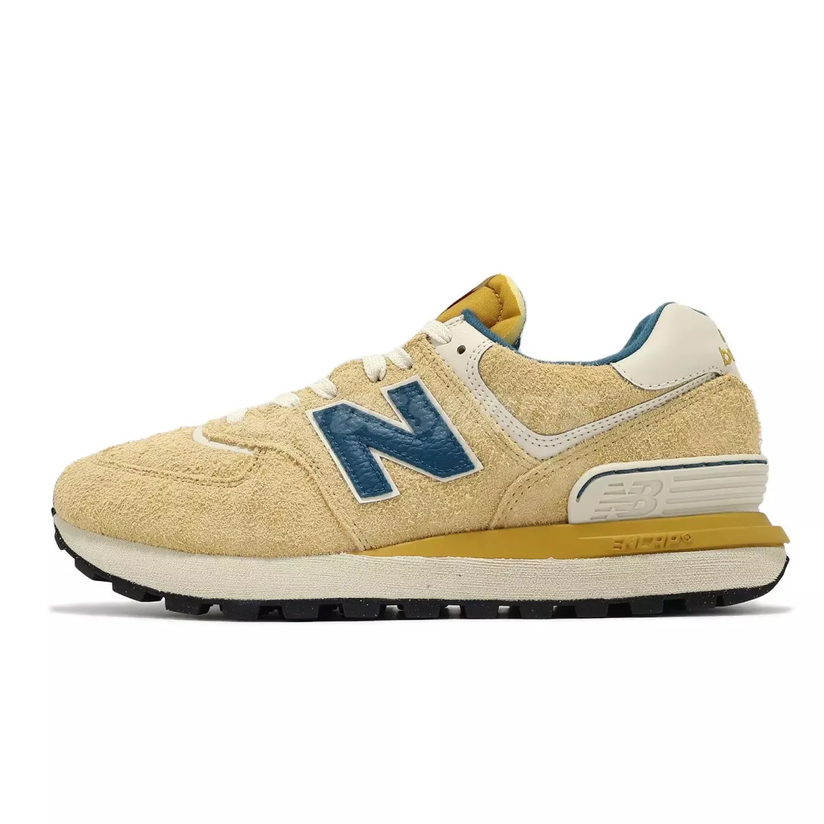 574 New Balance Legacy 'Mustard Gold Navy'