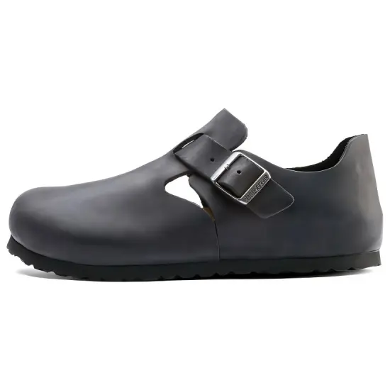 Birkenstock Low Top Casual Shoes Men's Black Narrow Fit