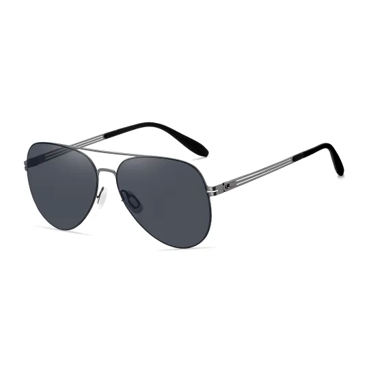 HLA Stainless Steel Aviator Sunglasses Men's