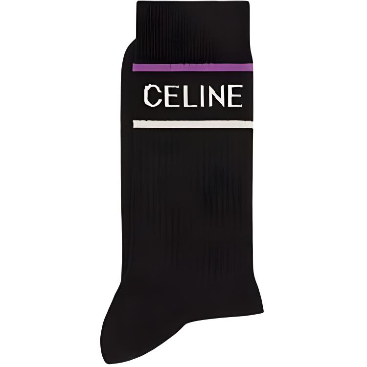 CELINE SS23 Knee High Socks Men’s 1 Pack Black